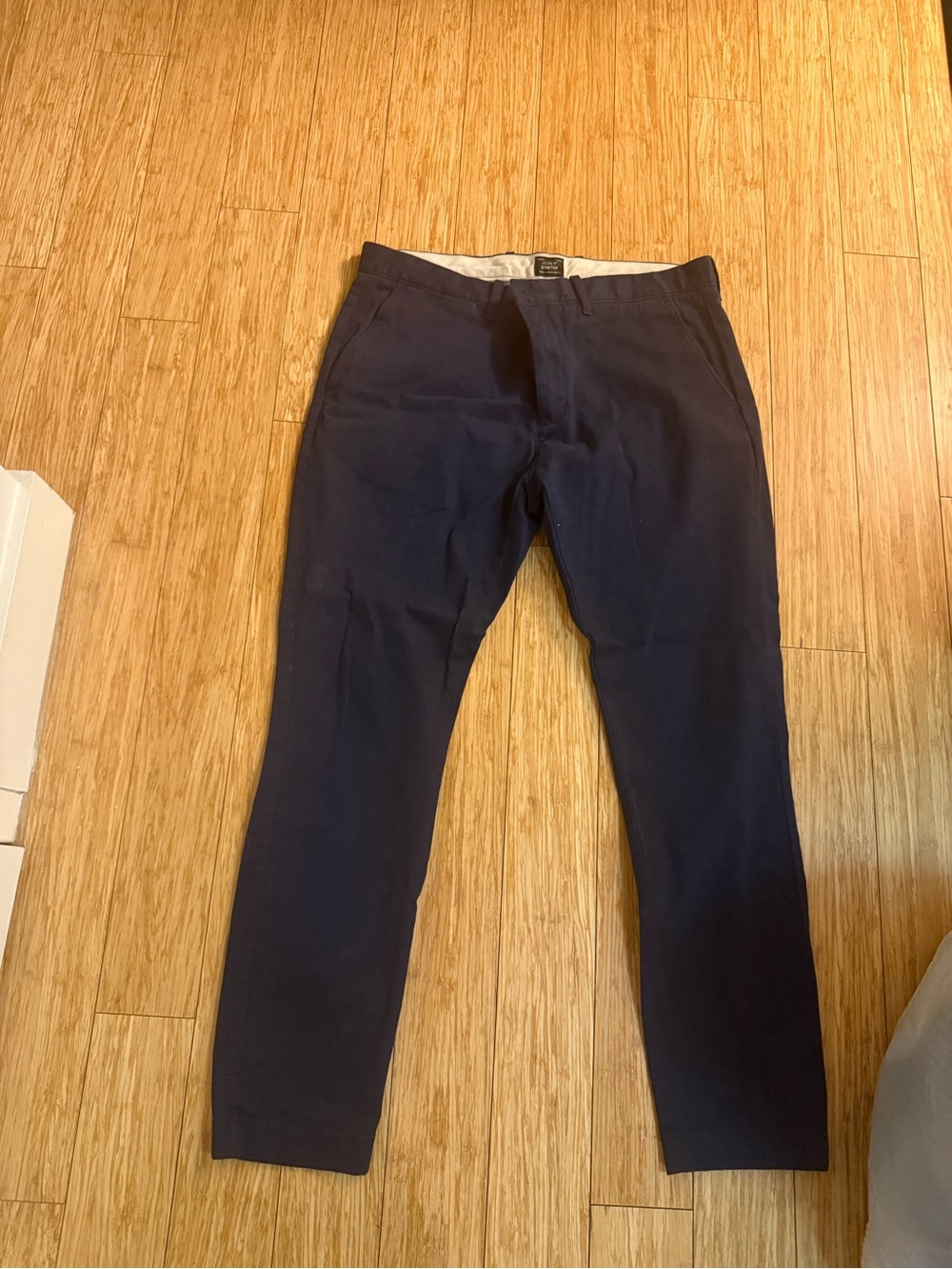 J. Crew Navy Slim Straight Chino Pants (worn once)